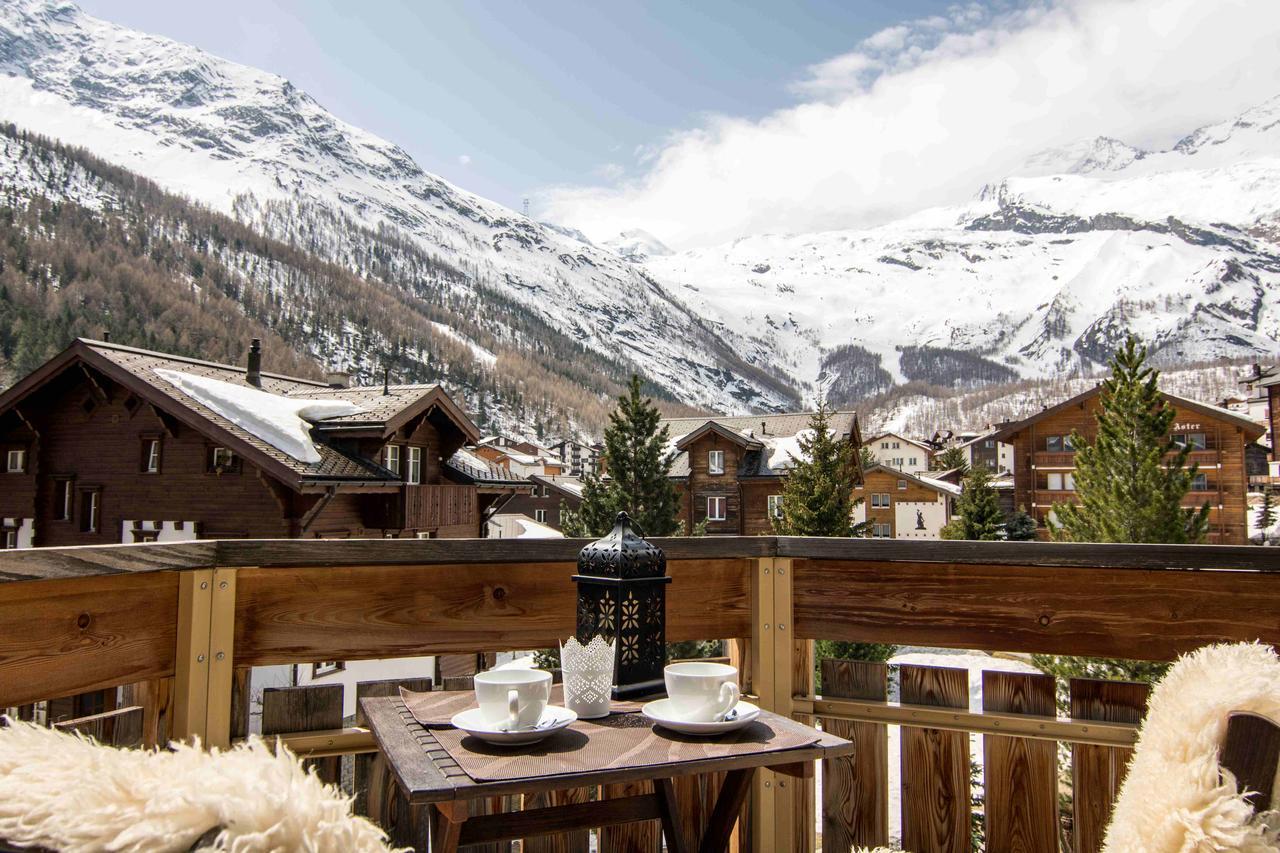 Chalet Sunshine Saas Fee Exteriör bild