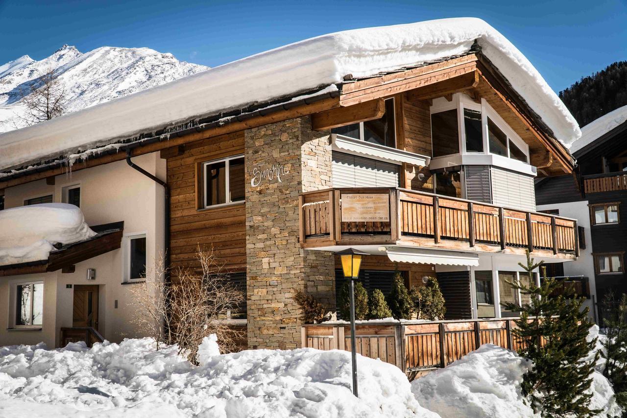Chalet Sunshine Saas Fee Exteriör bild