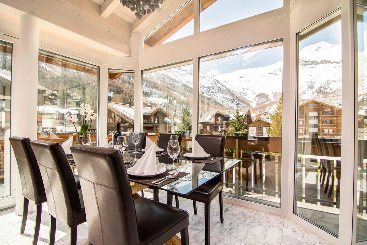 Chalet Sunshine Saas Fee Exteriör bild