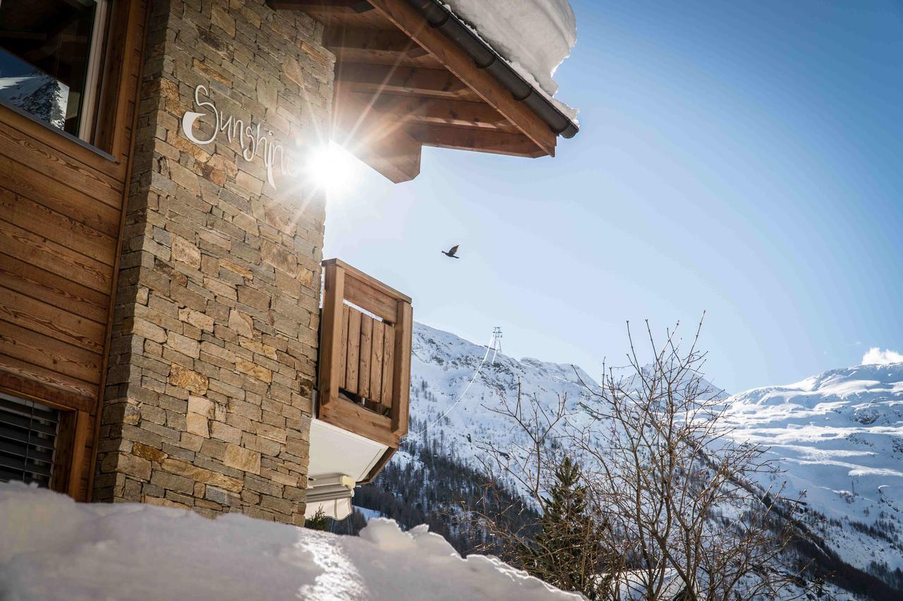 Chalet Sunshine Saas Fee Exteriör bild